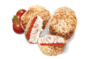 Breaded Fish With Tomato Sauce